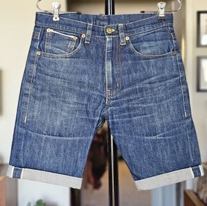 Union Made Selvedge Dark Denim Jean Shorts